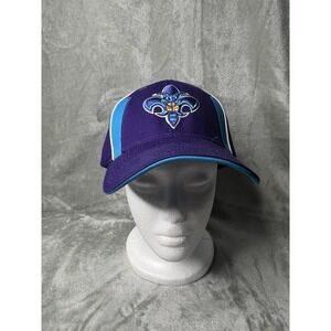 New Orleans Hornets NBA Elevation Adjustable Purple Teal Snapback Hat Cap OSFA